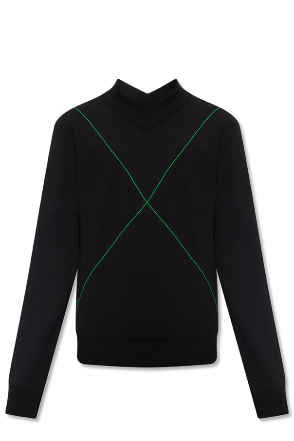 【送料&関税込】Bottega Veneta Wool Sweater Multi Striped knitted wool sweater | BOTTEGA VENETA | NET-A